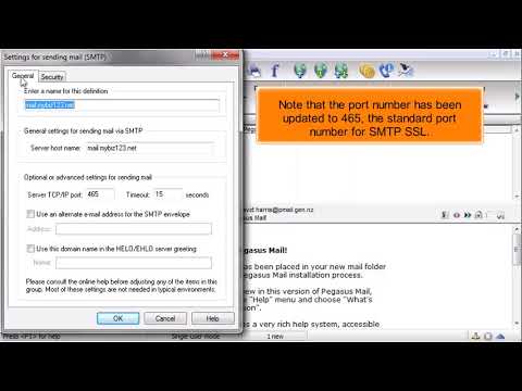 Pegasus Mail: How to Configure an IMAP Email Account with SSL