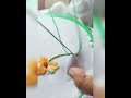 #handbroidery #fish bone stitch #embroidery leaf