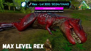 MAX LEVEL REX  TAMING!! |ARK SURVIVAL EVOLVED MOBILE EP3 S1 (Domando Rex level máximo)