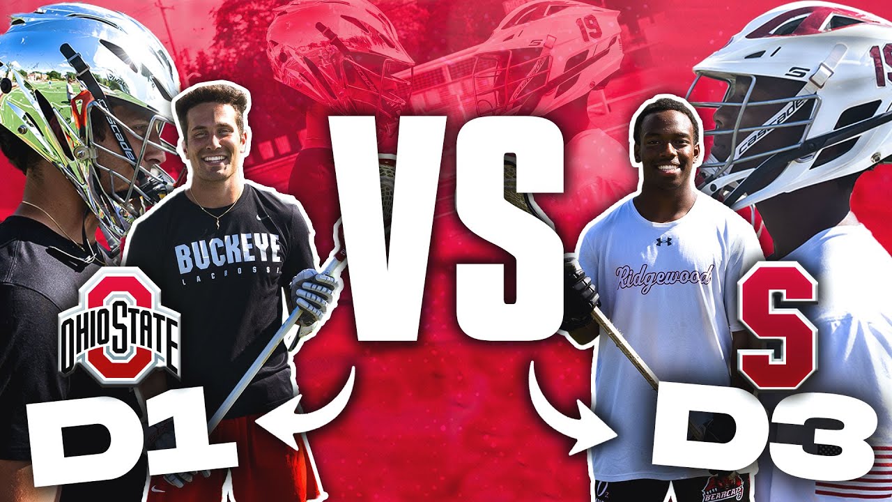 D1 VS D3 LACROSSE CHALLENGE!! YouTube