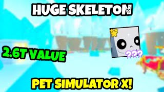 What Do People Offer For A HUGE SKELETON | Pet Simulator X