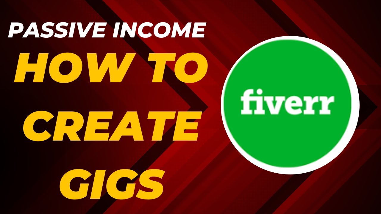 HOW TO CREATE A GIG ON FIVERR IN 2023 ( IN 5 MINUTES ) - YouTube