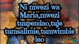 NI MWEZI WA MARIA|| video lyrics by frankevin productions