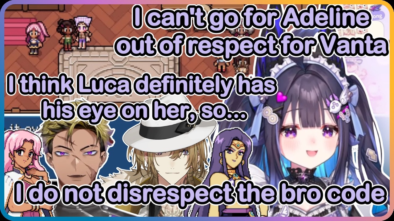 Enna being a real bro for Vanta and Luca😤