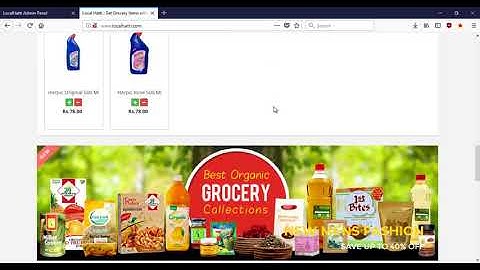 Technophile Grocery eCommerce Website Development Demo
