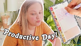 A Productive Day in my Life! (cleaning, trip prep &amp; more!)