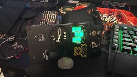 A10 Landing gear panel working (so far)
