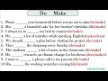 #vocabulary| Do | Make | English Language#english#learning#learnenglish#language#youtube#viral