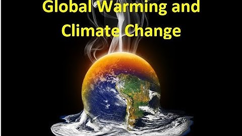 Lecture series: Global warming and climate change