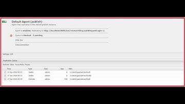 Configure default agent in AEM