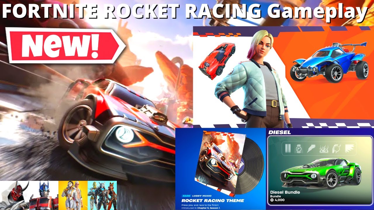 Rocket Racing From Rocket League Studio Psyonix is Free Now in Fortnite