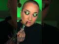 Explosion de couleurs  le look vert lectrique   part2 art makeup artist makeupartist