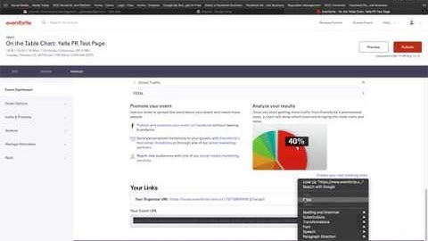 How to Find Your Unique Eventbrite URL