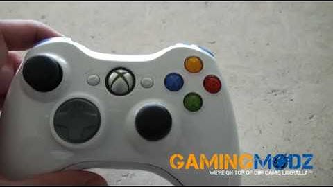 "Pearl White" Customized Xbox 360 Modded Controller by Gamingmodz.com