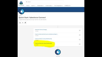 Quick Start: Salesforce Connect | Create an external lookup relationship | Trailhead Salesforce Ans