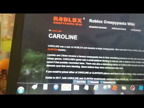 Caroline Roblox Myth Investigation Youtube - roblox creepypasta caroline