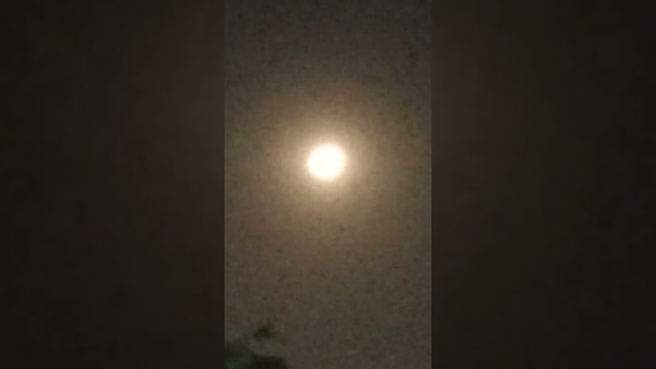 月の光を撮ってみた!