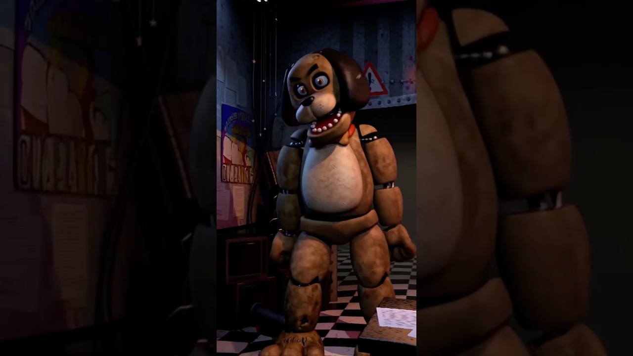 COMO SE VERIA SPARKY EN CADA JUEGO DE FIVE NIGHTS AT FREDDYS‼️👀 #fnaf #fivenightsatfreddys