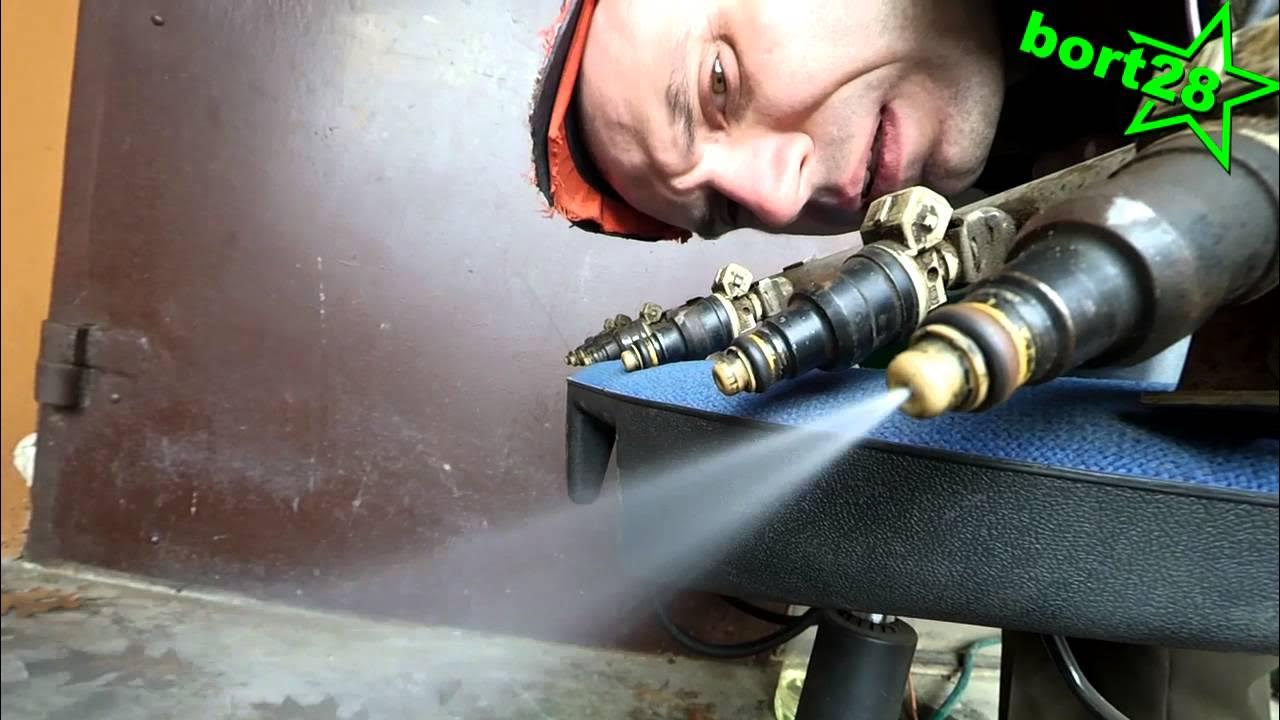 Как снимать форсунки видео