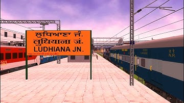 Amritsar Ludhiyana Passenger Express Train Part 2  in MSTS Open Rails by Sumit Mehrotra