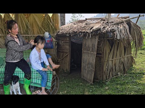 The poor little girl was rebuilt by her grandmother to avoid the rain and wind, and had a new home