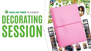 Dollar Tree Planner DECORATING SESSION Weekly Challenge