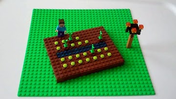 Lego Minecraft Mini-Fig Scale Village Tutorial Part 3 The Farm