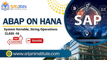 16. System Variable, String Operations