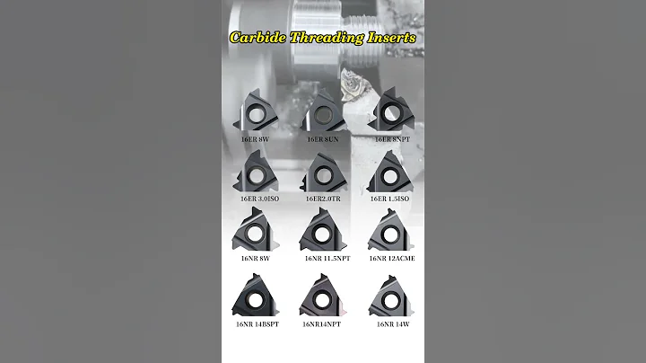 Carbide threading inserts  #cuttingtools