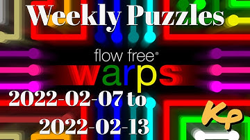 Flow Free Warps - Weekly Puzzles - Rift Challenge - 2022-02-07 to 13 - February 7th to 13th 2022