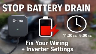 ⚡ How to Stop Your EV Charger from Draining Your Home Battery