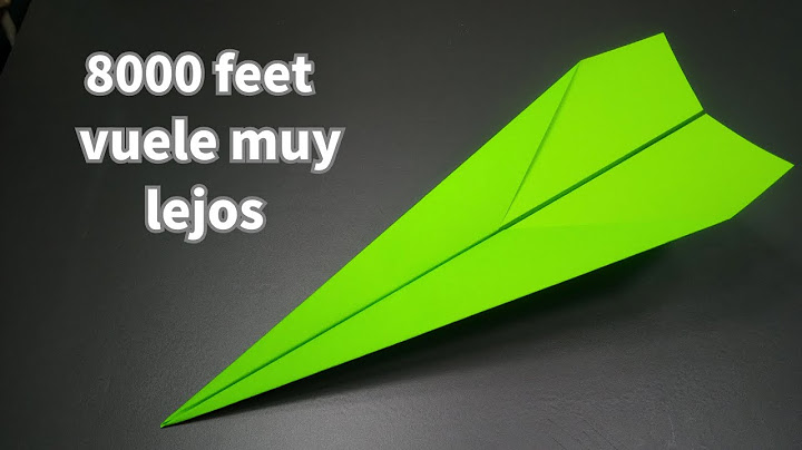 planos de papel nuevos 8000 pies!! Cómo hacer que un avión de papel vuele muy lejos.
