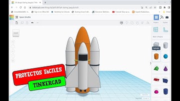 Proyectos Fáciles - Tinkercad Space Shuttle
