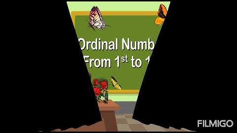 Ordinal Numbers || Grade 1 Math Lesson