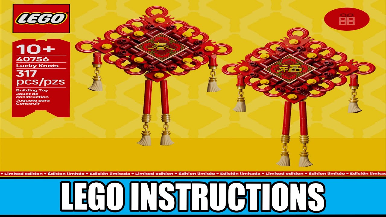 Seasonal - Lucky Knots - Chinese Traditional Festival LEGO instructions