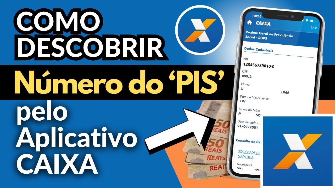 Como descobrir o número do (PIS) pelo Aplicativo CAIXA! - Vídeo ...