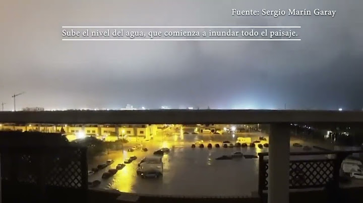 Así se inundó alfafar, una cámara instalada en una terraza captó toda la tragedia.#Dana #Valencia