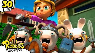 Rabbids Attack! | RABBIDS INVASION | 30 Min New compilation | Cartoon for kids by Rabbids Invasion 686,002 views 2 months ago 33 minutes
