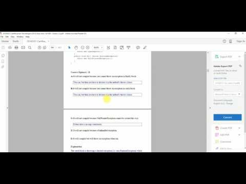 Preguntas Examen Certificacion Java 7 SE : video 1