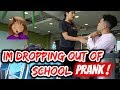 DROPPING OUT OF SCHOOL PRANK ON GIRLFRIEND! 😱