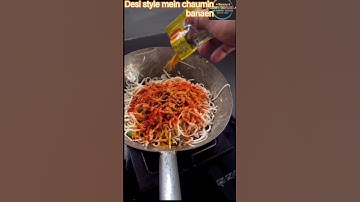 Veg Hakka Noodles/ Restaurant Style Vegetable Noodles#ytshorts #viral @VeggiePaaji @MrBeast