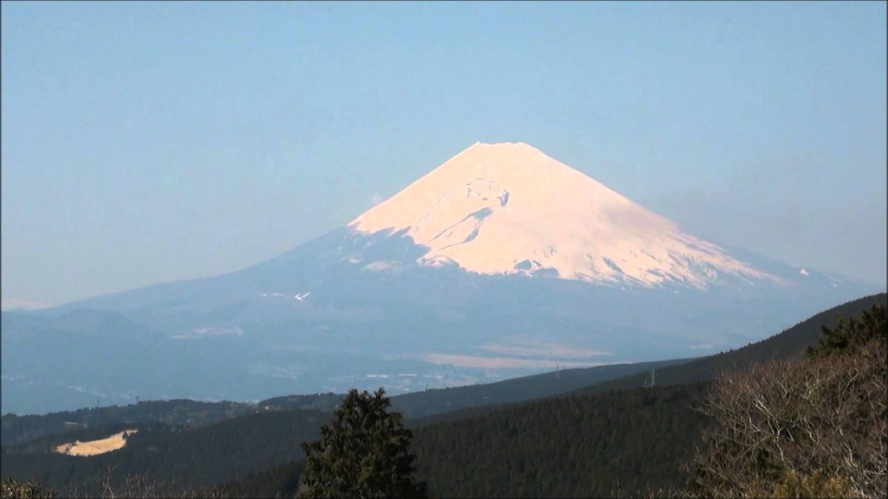 Mt Fuji From Jukkoku Pass 十国峠から見た富士山 27 Mar 12 Wmv Youtube