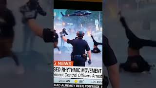 Dancing band takes affect in the US +parts of England such as Birmingham #dancing #police #protest