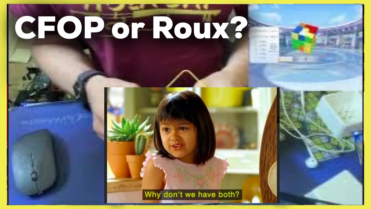 Roux or cfop why not both gan mini ui youtube