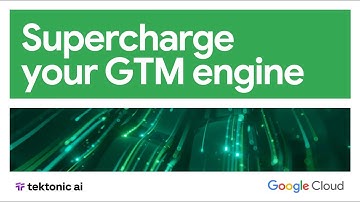 Turn Messy Data into AI-Driven Insights with Tektonic AI & Google Cloud.