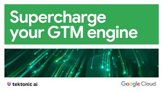 Turn Messy Data into AI-Driven Insights with Tektonic AI & Google Cloud.