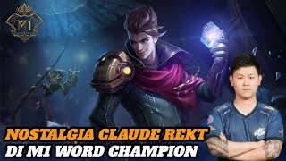 The Most Epic Moment from EVOS Rekt 'The Farmer' || Nostalgia of Rekt's Claude at M1 World Champi...