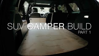 SUV Camper Build | Part 1 - Bed Platform | Ford Everest | 4WD