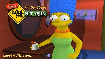The Simpsons: Hit & Run [1440p][60fps] - Level 4 - Marge (All Missions)