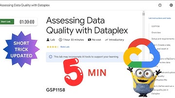 Assessing Data Quality with Dataplex||GSP1158||#quicklabs #googlecloud #arcade #solutions #cloudlabs